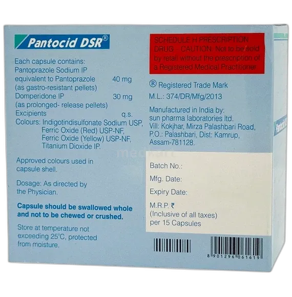 pantocid dsr capsule 15's